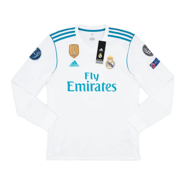 2017-18 Real Madrid CF Home Long Sleeve 1:1 Thai Quality