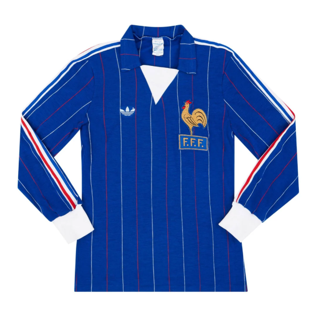 1980-82 France Home Long Sleeve 1:1 Thai Quality